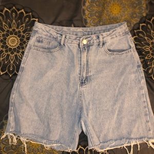 Size 10 Shein cutoff jean shorts